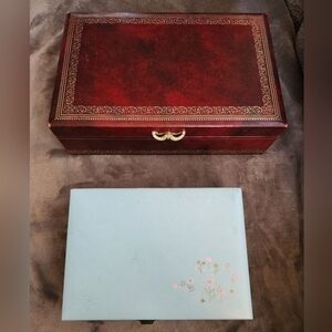 Set Of 2 Vintage Jewelry Boxes (One Is Mele & Co.)